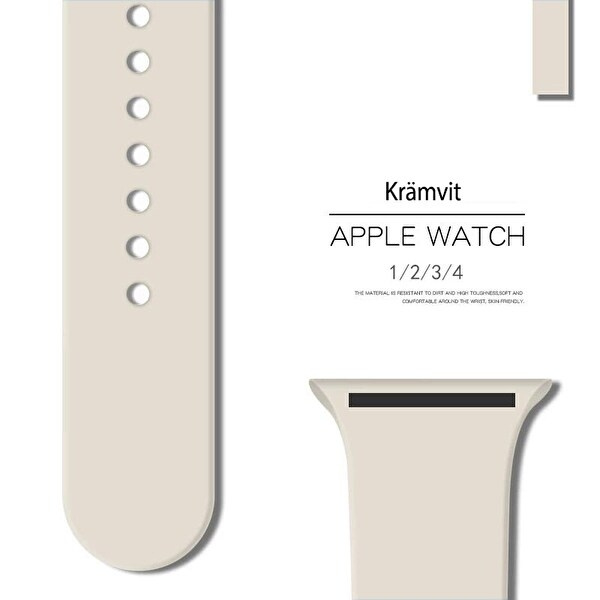 Silikonarmband till Apple Watch 42mm i gruppen SMARTPHONES & TABLETS / Træning, hjem og fritid / Apple Watch & Tilbehør / Tilbehør hos TP E-commerce Nordic AB (A21244)
