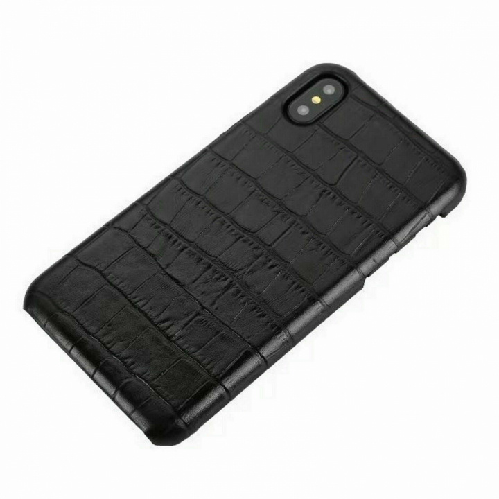 Læderetui til iPhone XR, sort i gruppen SMARTPHONES & TABLETS / Mobil Beskyttelse / Apple / iPhone XR hos TP E-commerce Nordic AB (A21264)