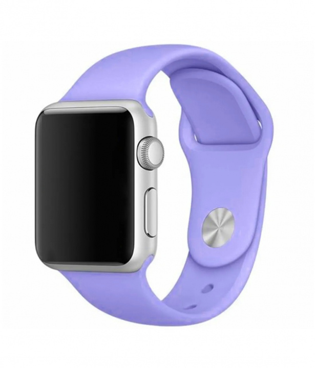 Silikonarmband till Apple Watch 42/44mm, Lila i gruppen SMARTPHONES & TABLETS / Træning, hjem og fritid / Apple Watch & Tilbehør / Tilbehør hos TP E-commerce Nordic AB (A21294)