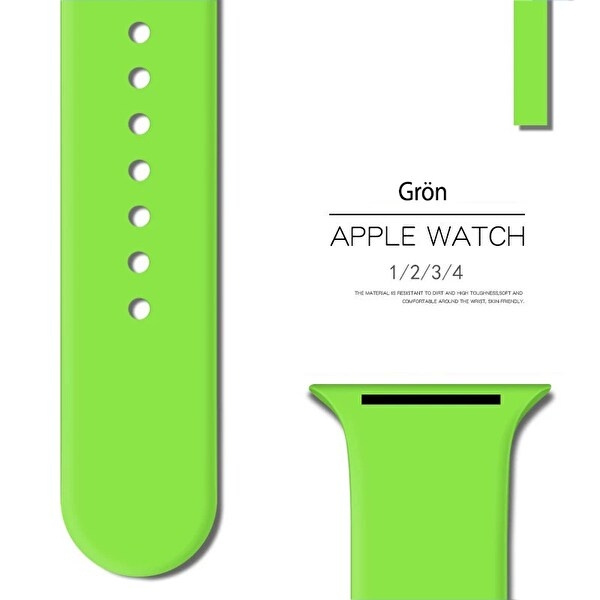 Silikonarmband till Apple Watch 42mm i gruppen SMARTPHONES & TABLETS / Træning, hjem og fritid / Apple Watch & Tilbehør / Tilbehør hos TP E-commerce Nordic AB (A21300)
