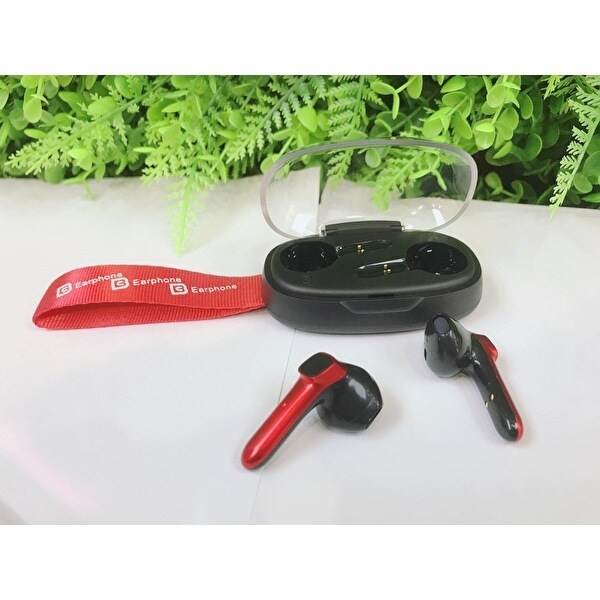 TWS B60 - Trådløse Bluetooth In-Ear-hovedtelefoner, rød i gruppen HJEMMEELEKTRONIK / Lyd & billede / Hovedtelefoner & Tilbehør / Hovedtelefoner hos TP E-commerce Nordic AB (A21807)