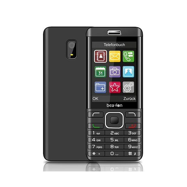 Beafon C350 - 2G, Enkel mobiltelefon med färgskärm, Svart i gruppen SMARTPHONES & TABLETS / Mobiltelefoner & smartphones hos TP E-commerce Nordic AB (A21892)