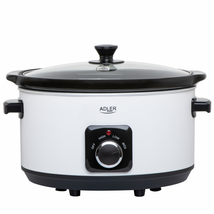 Adler AD 6413w Slowcooker 5,8L i gruppen HJEM, HUS & HAVE / Husholdningsapparater / Slowcookers hos TP E-commerce Nordic AB (A22066)