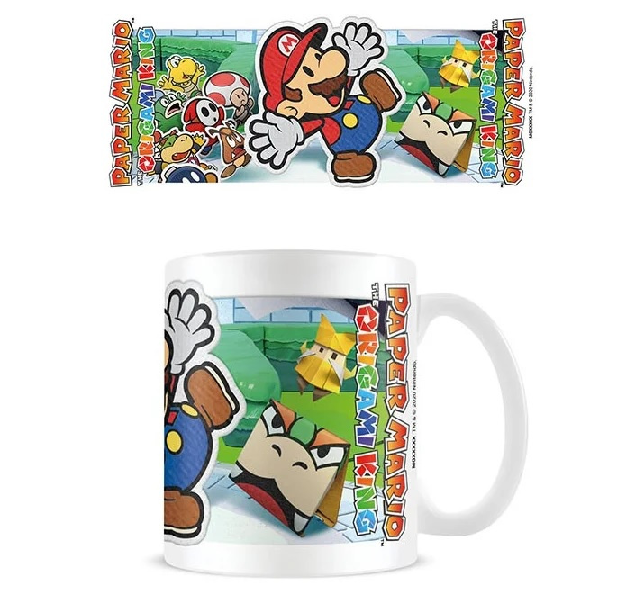 Krus med motiver fra Paper Mario - The Origami King i gruppen SPORT, FRITID & HOBBY / Sjove gadgets / Krus hos TP E-commerce Nordic AB (A22093)