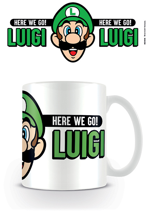 Mugg - Here We Go! Luigi i gruppen SPORT, FRITID & HOBBY / Sjove gadgets / Krus hos TP E-commerce Nordic AB (A22094)