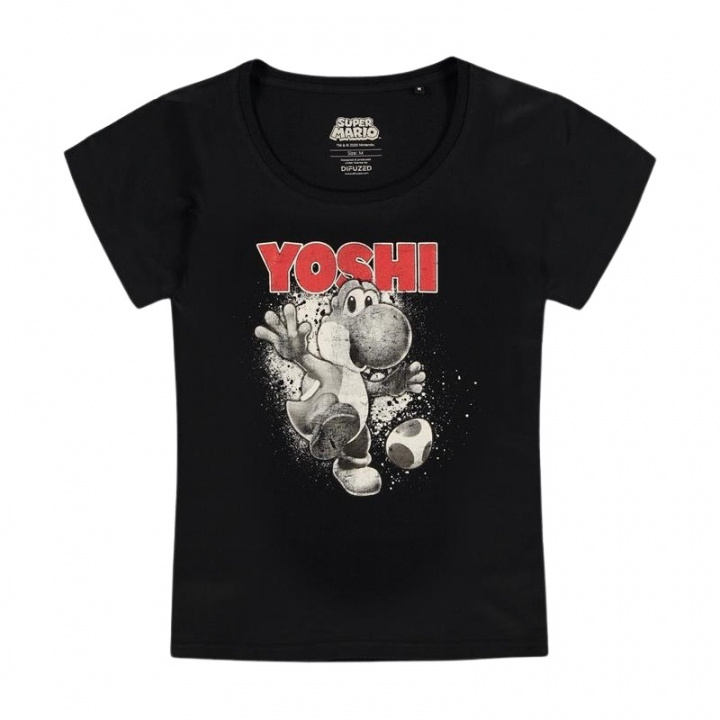Super Mario Yoshi Women\'s T-shirt, L i gruppen SPORT, FRITID & HOBBY / Accessories / T-shirts hos TP E-commerce Nordic AB (A22116)
