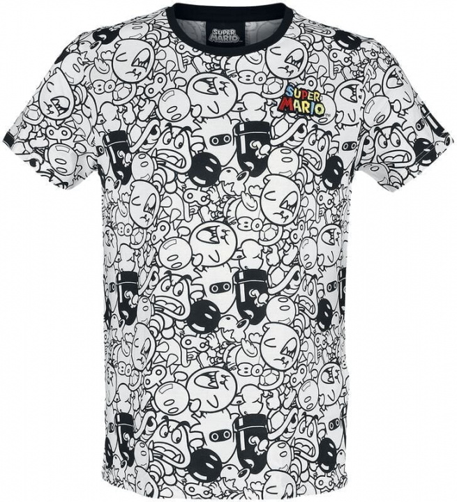 Difuzed Super Mario AOP Villain Men\'s T-shirt, L i gruppen SPORT, FRITID & HOBBY / Accessories / T-shirts hos TP E-commerce Nordic AB (A22124)