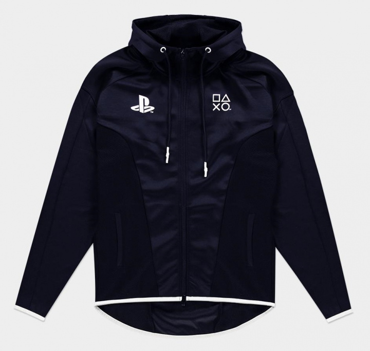 Difuzed Playstation Hoodie Black & White, S i gruppen SPORT, FRITID & HOBBY / Accessories / T-shirts hos TP E-commerce Nordic AB (A22137)