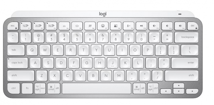 Logitech MX Keys Mini, Pale grey i gruppen COMPUTERTILBEHØR / Mus og tastatur / Tastatur / Ledningsfri hos TP E-commerce Nordic AB (A22262)