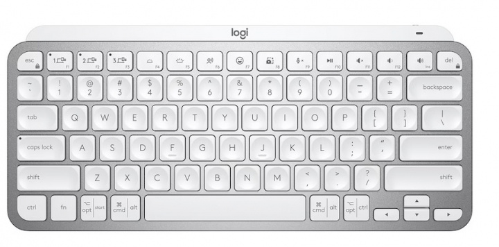 Logitech MX Keys Mini, lysegrå i gruppen COMPUTERTILBEHØR / Mus og tastatur / Tastatur / Ledningsfri hos TP E-commerce Nordic AB (A22262)