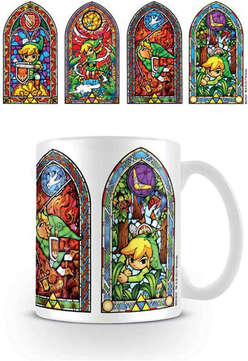 Legend of Zelda - Stained Glass Mugg i gruppen SPORT, FRITID & HOBBY / Sjove gadgets / Krus hos TP E-commerce Nordic AB (A22295)