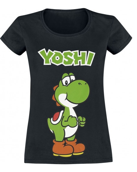 Difuzed Super Mario Yoshi T-shirt dam, L i gruppen HJEMMEELEKTRONIK / Spilkonsoller og tilbehør / Øvrige spil hos TP E-commerce Nordic AB (A22335)