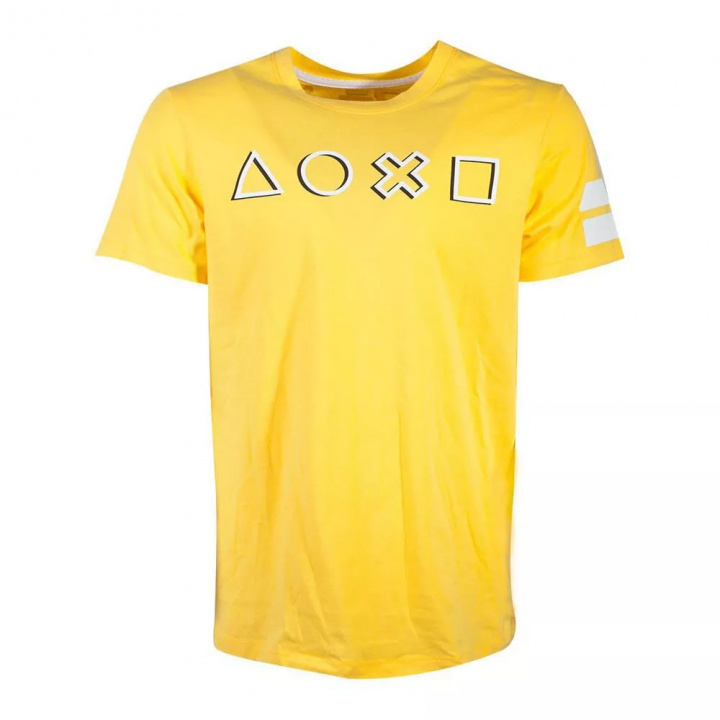 Difuzed Playstation Icons Long Line T-shirt, S i gruppen SPORT, FRITID & HOBBY / Accessories / T-shirts hos TP E-commerce Nordic AB (A22347)