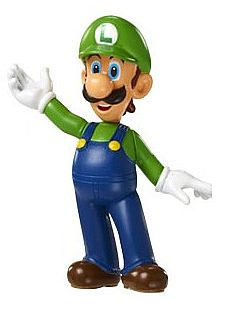 World of Nintendo Super Mario Luigi-figur i gruppen LEGETØJ, BØRN & BABY / Legetøj / Figurer & miniaturer hos TP E-commerce Nordic AB (A22362)