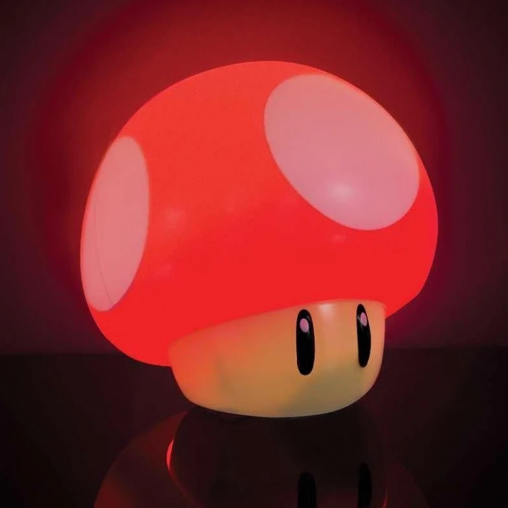 Paladone Super Mario Mushroom Light i gruppen HJEMMEELEKTRONIK / Spilkonsoller og tilbehør / Øvrige spil hos TP E-commerce Nordic AB (A22367)