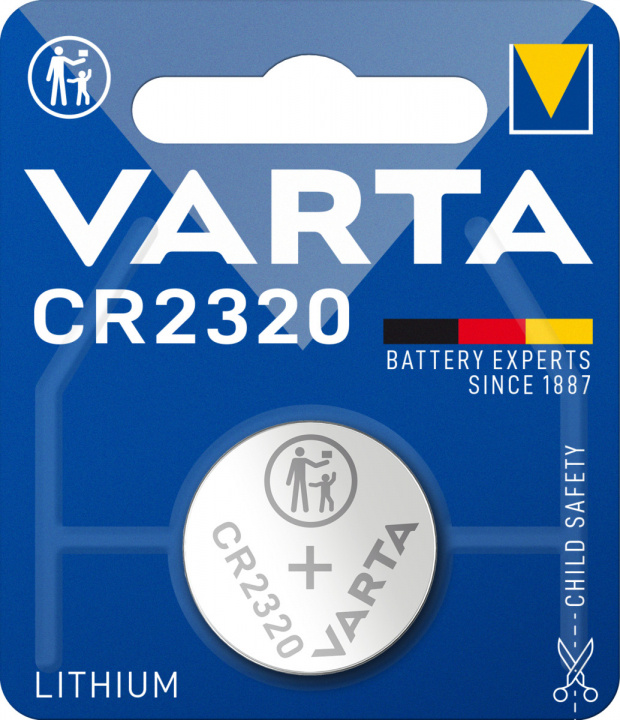 Varta CR2320 litium-mønt 1-pak i gruppen HJEMMEELEKTRONIK / Batterier og opladere / Batterier / Knapcelle hos TP E-commerce Nordic AB (A22376)