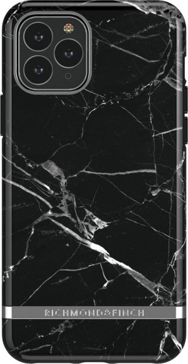 Richmond & Finch iPhone 12/12 Pro Freedom-etui, sort marmor i gruppen SMARTPHONES & TABLETS / Mobil Beskyttelse / Apple / iPhone 12 / Cover hos TP E-commerce Nordic AB (A22385)