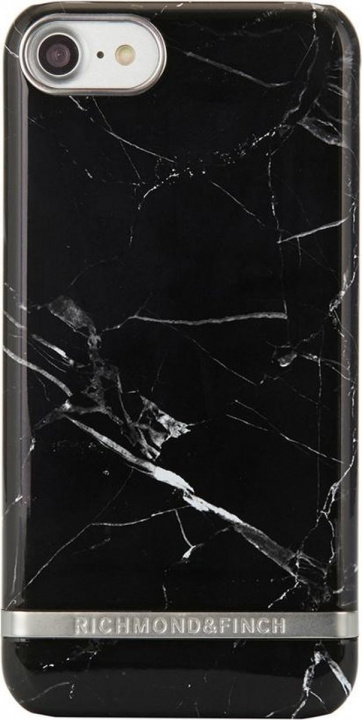 Richmond & Finch iPhone 7/8/SE2 Case, Black Marble i gruppen SMARTPHONES & TABLETS / Mobil Beskyttelse / Apple / iPhone SE (2nd gen & 3rd gen) / Cover hos TP E-commerce Nordic AB (A22386)