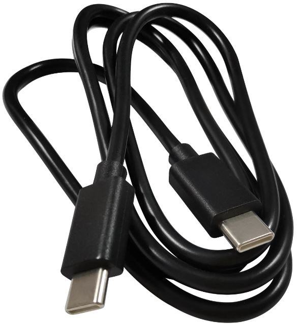 Cable USB-C - USB-C, 3A, 1m, Black i gruppen SMARTPHONES & TABLETS / Opladere og kabler / Kabler / Kabler Type C hos TP E-commerce Nordic AB (A22401)