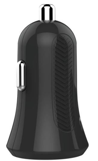 Biladapter, 5W, USB-A, sort i gruppen SMARTPHONES & TABLETS / Opladere og kabler / Bilopladere / Bil oplader USB hos TP E-commerce Nordic AB (A22403)