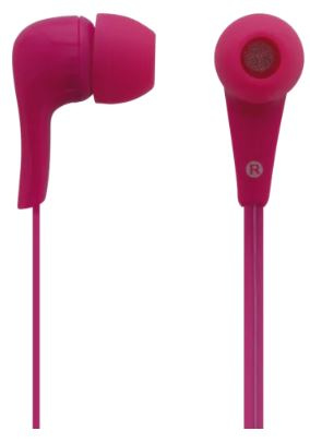 Høretelefoner, in-ear med mikrofon, pink i gruppen HJEMMEELEKTRONIK / Lyd & billede / Hovedtelefoner & Tilbehør / Hovedtelefoner hos TP E-commerce Nordic AB (A22419)