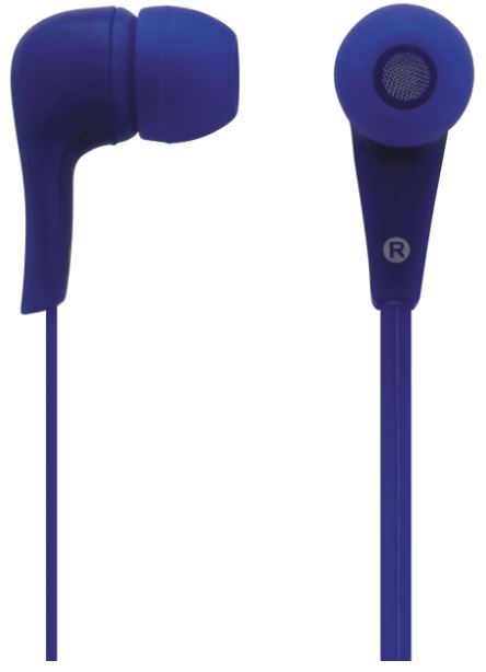Earphones, in-ear with Microphone, Blue i gruppen HJEMMEELEKTRONIK / Lyd & billede / Hovedtelefoner & Tilbehør / Hovedtelefoner hos TP E-commerce Nordic AB (A22420)
