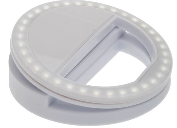 Selfie Light, White i gruppen HJEMMEELEKTRONIK / Foto og video / Fotografi udstyr / Ring light hos TP E-commerce Nordic AB (A22424)