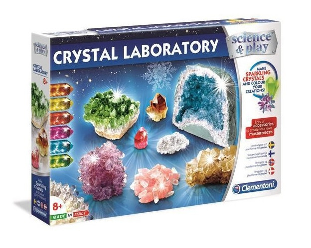 Clementoni Crystal Laboratory experimentlåda i gruppen LEGETØJ, BØRN & BABY / Legetøj / Eksperiment og gør det selv hos TP E-commerce Nordic AB (A22435)