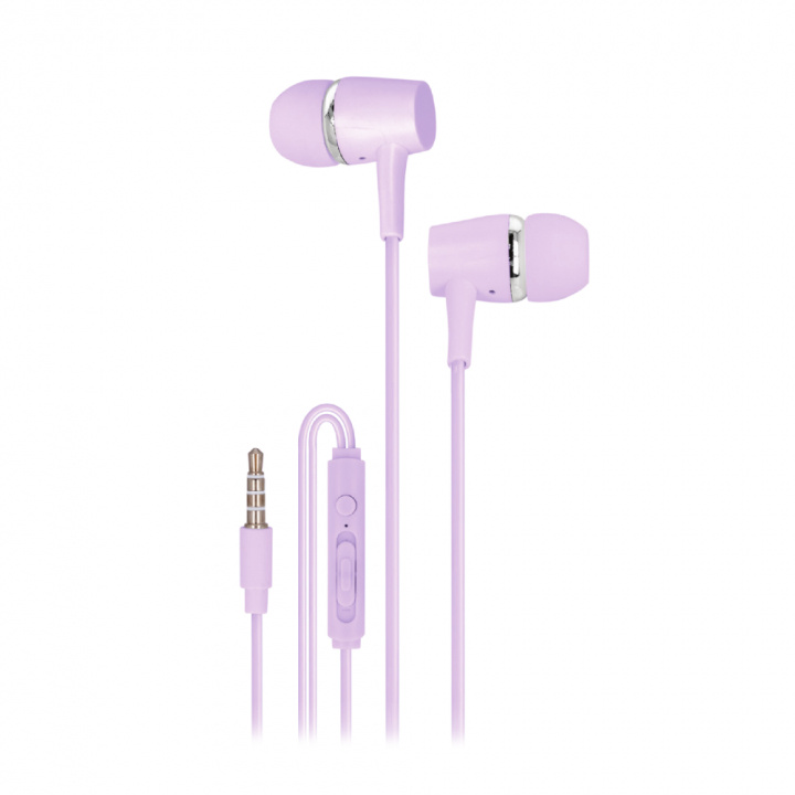 Setty Høretelefoner med ledning 3,5 mm, lilla i gruppen HJEMMEELEKTRONIK / Lyd & billede / Hovedtelefoner & Tilbehør / Hovedtelefoner hos TP E-commerce Nordic AB (A22498)