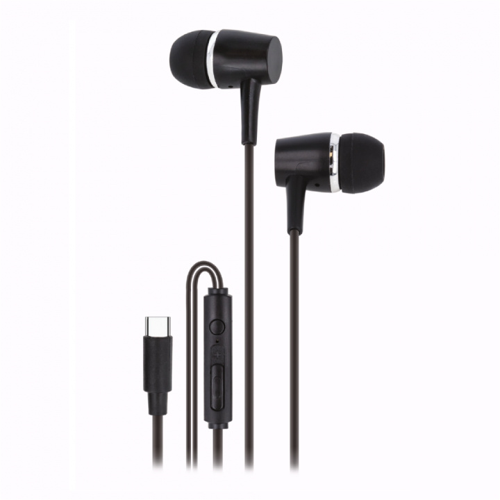 Setty SPD-C-21 Hovedtelefoner med ledning USB-C, sort i gruppen HJEMMEELEKTRONIK / Lyd & billede / Hovedtelefoner & Tilbehør / Hovedtelefoner hos TP E-commerce Nordic AB (A22499)