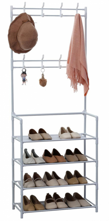 Herzberg Knagerække med skohylde - 60x155cm i gruppen HJEM, HUS & HAVE / Interiør / Opbevaring hos TP E-commerce Nordic AB (A22611)