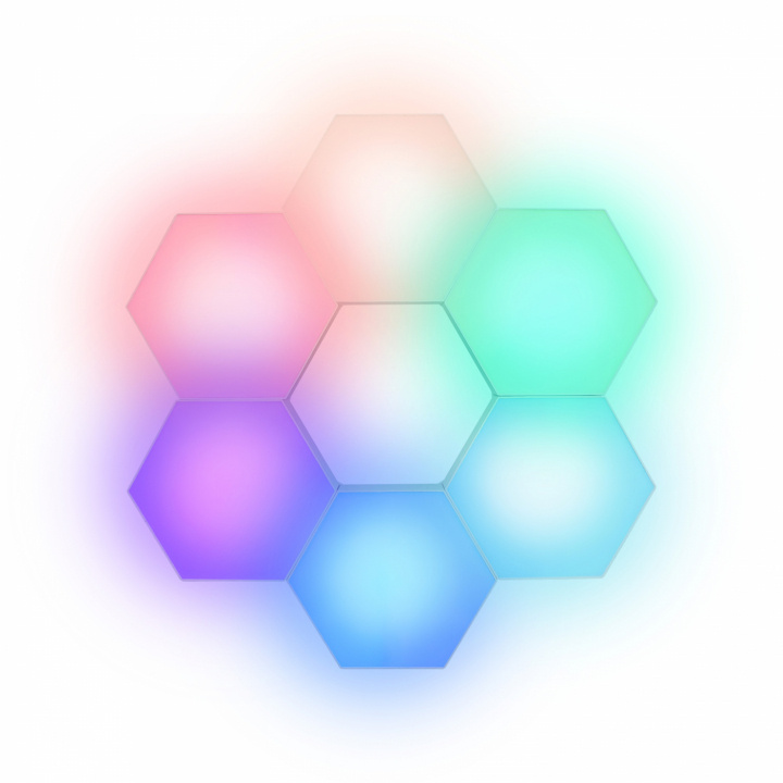 United HLS2313 Hexagon LED Light Set 6-Pack i gruppen HJEMMEELEKTRONIK / Lys / Væglamper hos TP E-commerce Nordic AB (A22669)