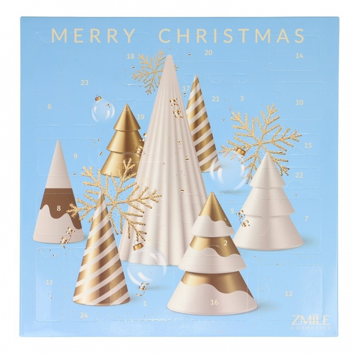 Zmile Cosmetics Skønhedsadventskalender firkantet \'3D-juletræer\' i gruppen LEGETØJ, BØRN & BABY / Legetøj / Advent kalendere hos TP E-commerce Nordic AB (A22679)