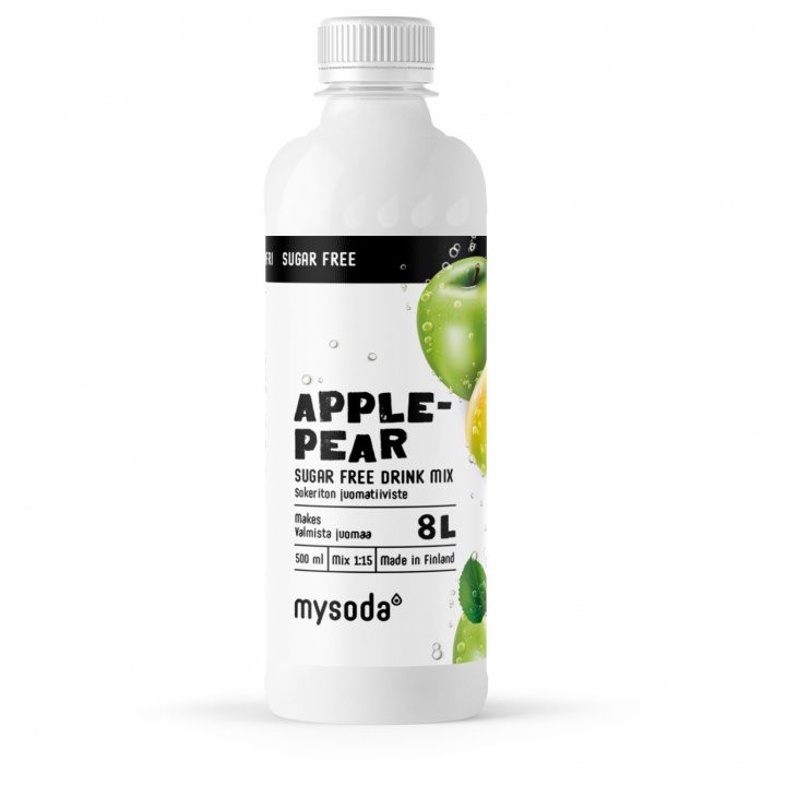 Mysoda Æble & Pære Sukkerfri 500ml - Giver 8L drik i gruppen HJEM, HUS & HAVE / Husholdningsapparater / Vand & Juice / Kulsyremaskiner / Smag hos TP E-commerce Nordic AB (A22690)