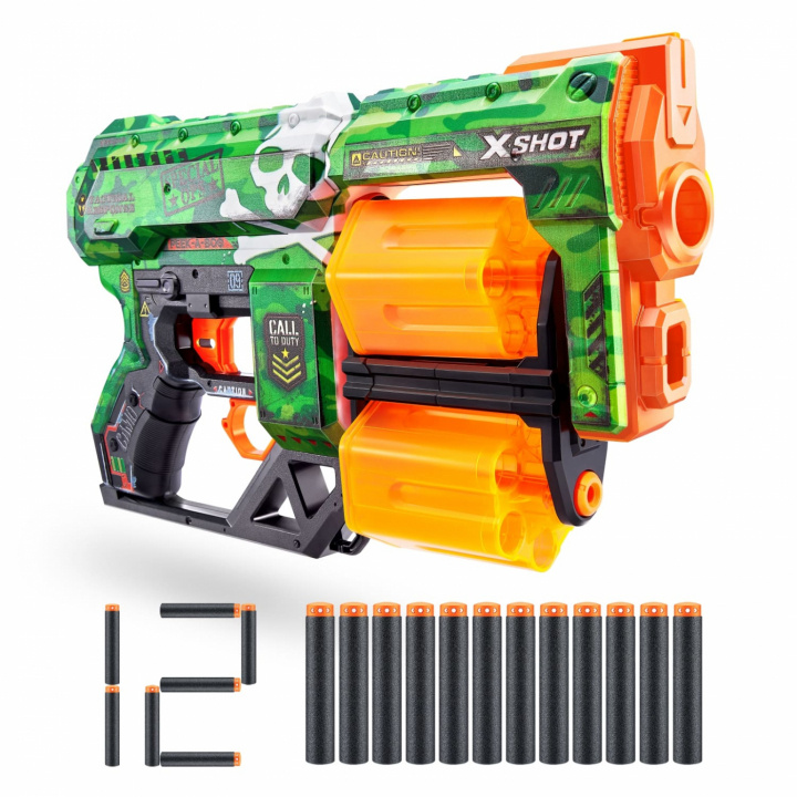 Zuru X-Shot Skins Dread farve, grøn i gruppen LEGETØJ, BØRN & BABY / Legetøj / Action spil hos TP E-commerce Nordic AB (A22717)