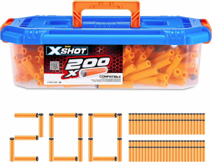 Zuru X-Shot ekstra dartpile, 200 stk i gruppen LEGETØJ, BØRN & BABY / Legetøj / Action spil hos TP E-commerce Nordic AB (A22720)