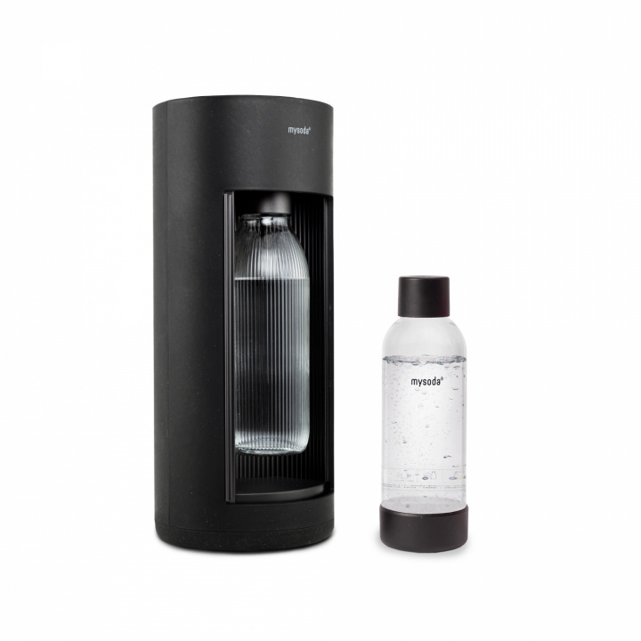 Mysoda Glassy sparkling water maker, Black,Fyndvara i gruppen HJEM, HUS & HAVE / Husholdningsapparater / Vand & Juice / Kulsyremaskiner / Kulsyremaskiner hos TP E-commerce Nordic AB (A22775D)