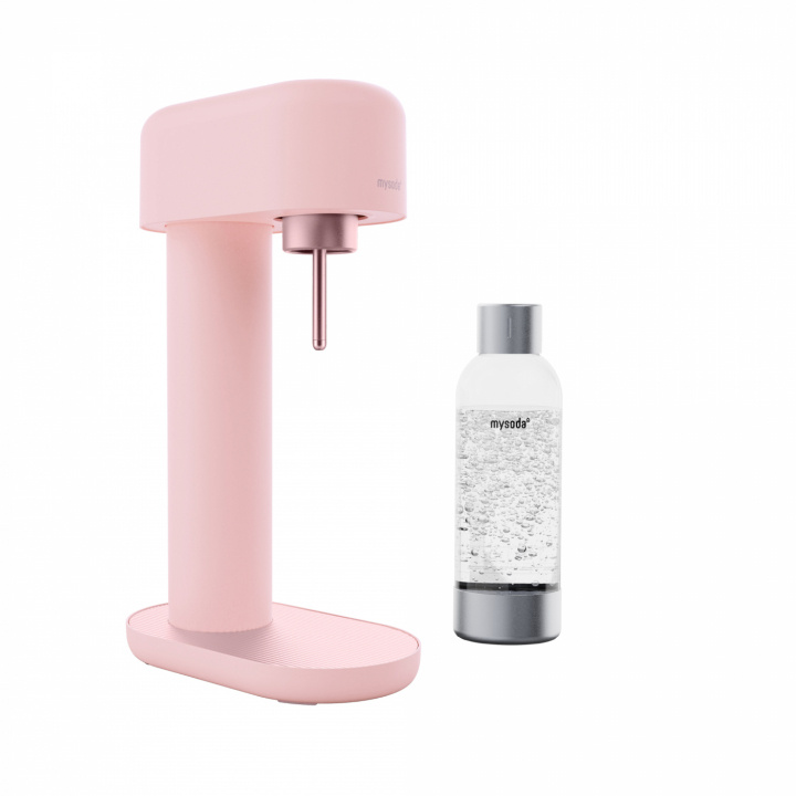 Mysoda Ruby 2 kulsyremaskine, pink i gruppen HJEM, HUS & HAVE / Husholdningsapparater / Vand & Juice / Kulsyremaskiner / Kulsyremaskiner hos TP E-commerce Nordic AB (A22784)