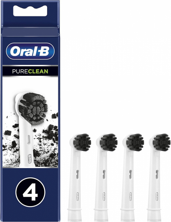 Oral-B Pure Clean 4-Pack i gruppen SKØNHED & HELSE / Oral pleje / Tilbehør til elektriske tandbørster hos TP E-commerce Nordic AB (A22892)