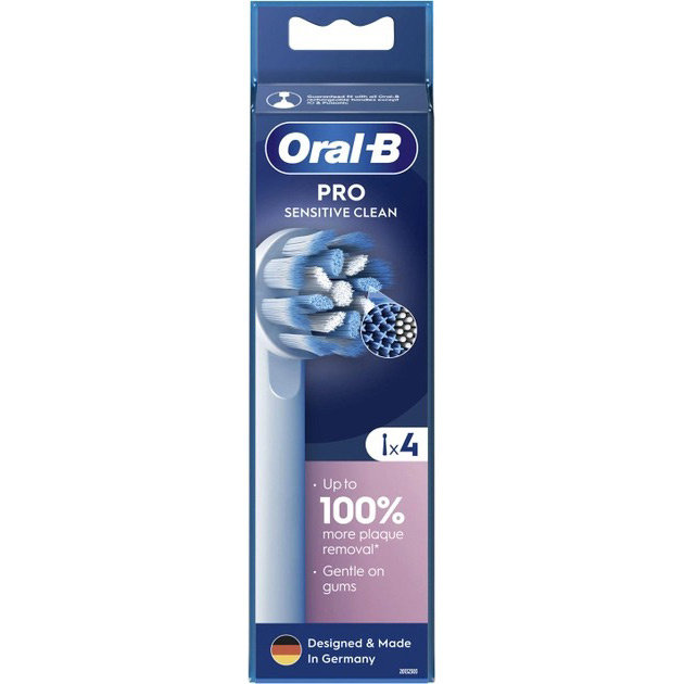Oral-B Pro Sensitive Clean 4-pack i gruppen SKØNHED & HELSE / Oral pleje / Tilbehør til elektriske tandbørster hos TP E-commerce Nordic AB (A22895)