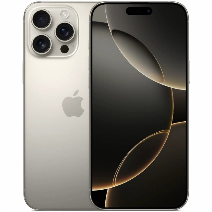 Apple iPhone 16 Pro Max 256GB Natural Titanium, DEMO i gruppen SMARTPHONES & TABLETS / Mobiltelefoner & smartphones hos TP E-commerce Nordic AB (A22916)