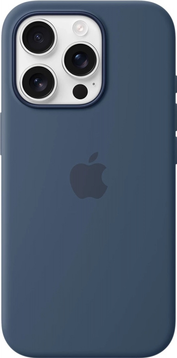 Apple iPhone 16 Pro Silicone Case with MagSafe - Denim i gruppen SMARTPHONES & TABLETS / Mobil Beskyttelse / Apple / iPhone 16 hos TP E-commerce Nordic AB (A22945)