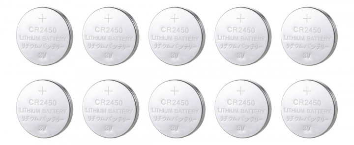 DELTACO Ultimate Lithium-batteri, 3V, CR2450 knappcell, 10-pack i gruppen HJEMMEELEKTRONIK / Batterier og opladere / Batterier / Knapcelle hos TP E-commerce Nordic AB (A22999)