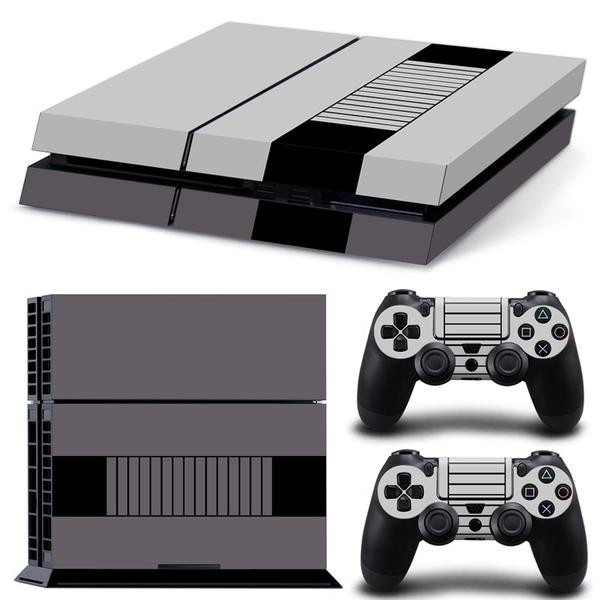 Retro NES liknande PS4 Skin i gruppen HJEMMEELEKTRONIK / Spilkonsoller og tilbehør / Sony PlayStation 4 hos TP E-commerce Nordic AB (A23067)