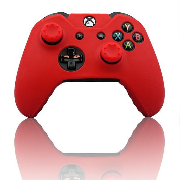 Silikonhölje till XBOX One-kontroll, Röd i gruppen HJEMMEELEKTRONIK / Spilkonsoller og tilbehør / Xbox One hos TP E-commerce Nordic AB (A23100)
