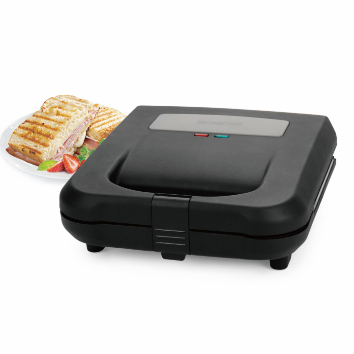 Emerio Sandwichmaker ST-130038 i gruppen HJEM, HUS & HAVE / Husholdningsapparater / Brødristere & Sandwich Makers / Bordgrill & Raclette hos TP E-commerce Nordic AB (A23182)