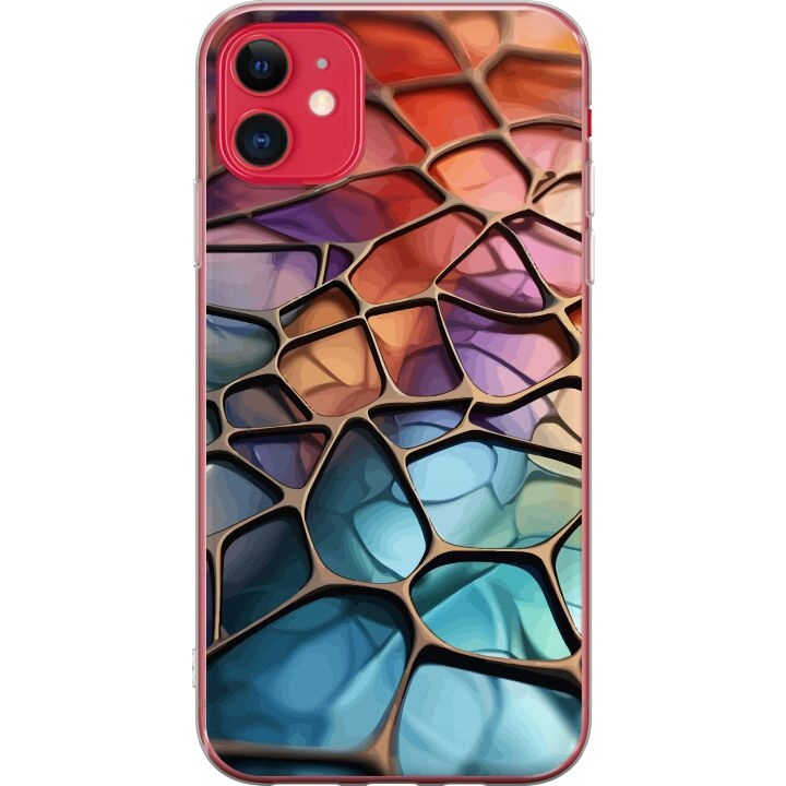 Mobilcover til Apple iPhone 11 med Metallict mønster motiv i gruppen SMARTPHONES & TABLETS / Mobil Beskyttelse / Apple / iPhone 11 hos TP E-commerce Nordic AB (A50037)