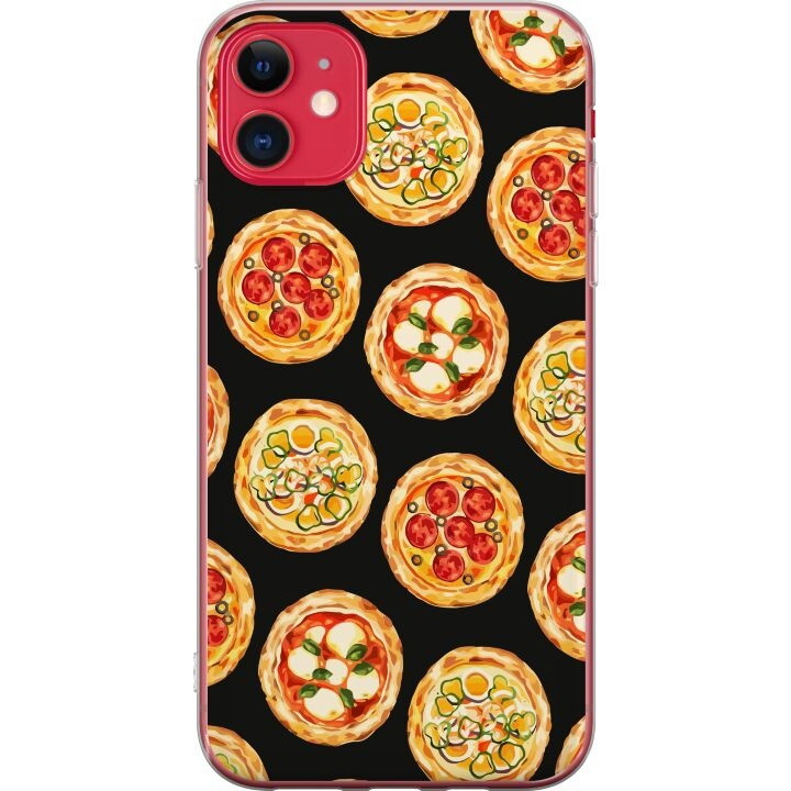 Mobilcover til Apple iPhone 11 med Pizza motiv i gruppen SMARTPHONES & TABLETS / Mobil Beskyttelse / Apple / iPhone 11 hos TP E-commerce Nordic AB (A50040)