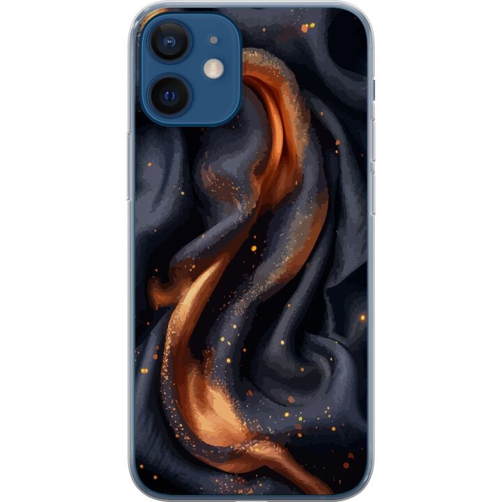 Mobilcover til Apple iPhone 12 med Brandigt silke motiv i gruppen SMARTPHONES & TABLETS / Mobil Beskyttelse / Apple / iPhone 12 hos TP E-commerce Nordic AB (A50190)