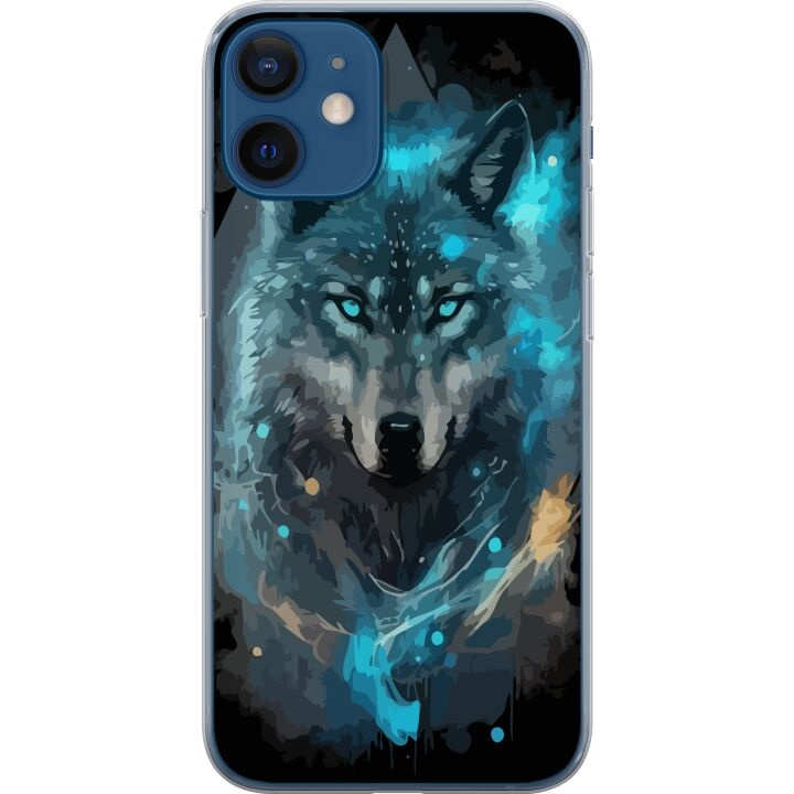 Mobilcover til Apple iPhone 12 med Ulve motiv i gruppen SMARTPHONES & TABLETS / Mobil Beskyttelse / Apple / iPhone 12 hos TP E-commerce Nordic AB (A50194)